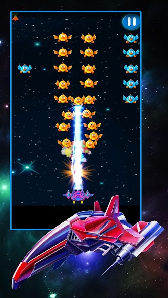 Chicken Shooter: Galaxy Attack Mod Screenshot 4