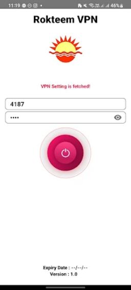 Rokteem VPN Screenshot 2 