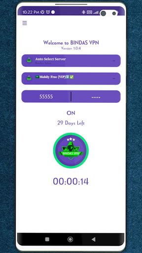 BINDAS VPN Screenshot 1