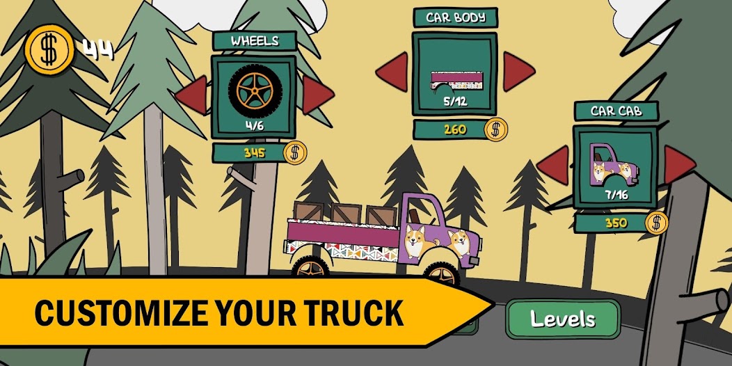 Hill Climb Trucker! Mod Screenshot 3 