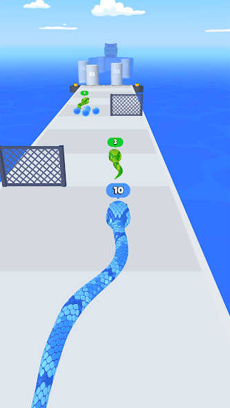 Snake Run Race・3D Running Game Mod Screenshot 1