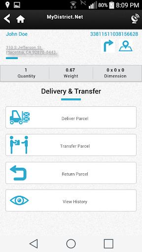 MyDistrict Delivery app Screenshot 3