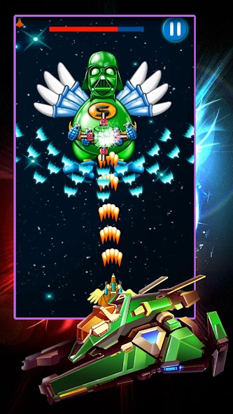 Chicken Shooter: Galaxy Attack Mod Screenshot 2