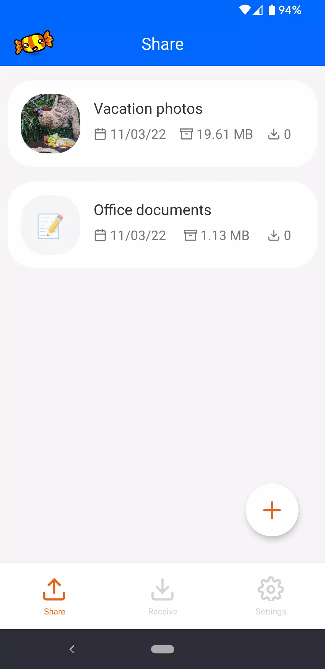 ToffeeShare: File Sharing Screenshot 3 