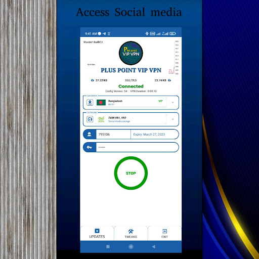 PLUS POINT VIP VPN Screenshot 3