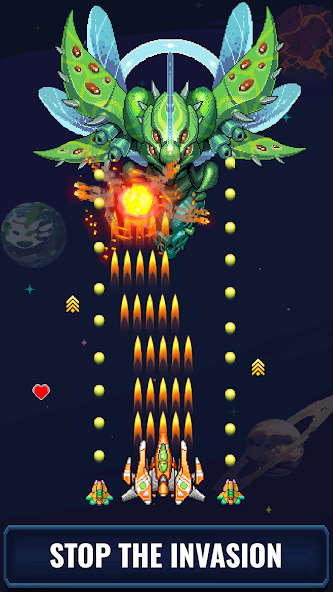 Galaxia Invader: Alien Shooter Mod Screenshot 3