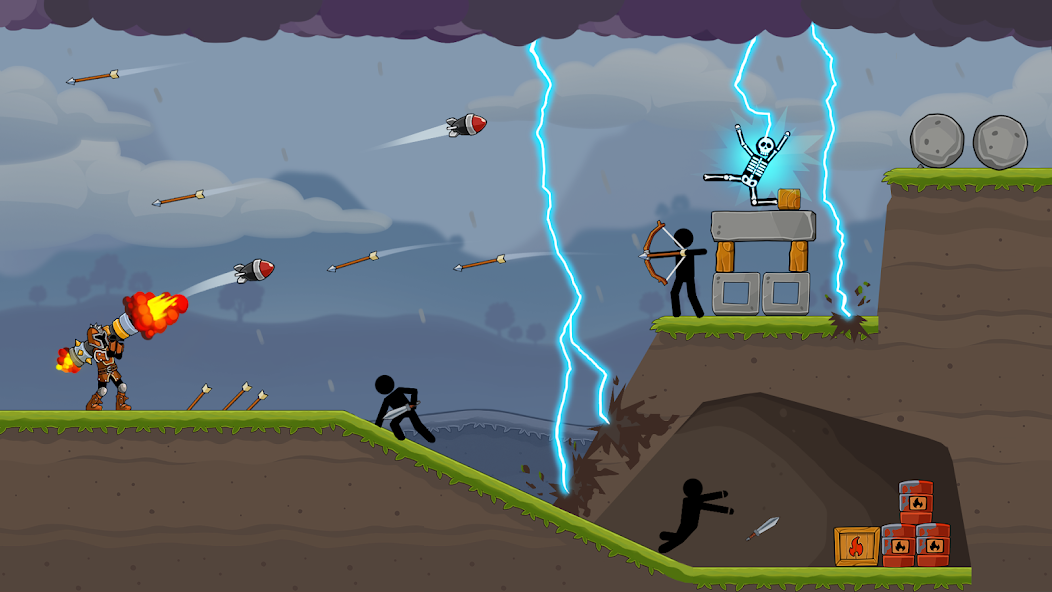 Boom Stick: Bazooka Puzzles Mod Screenshot 2