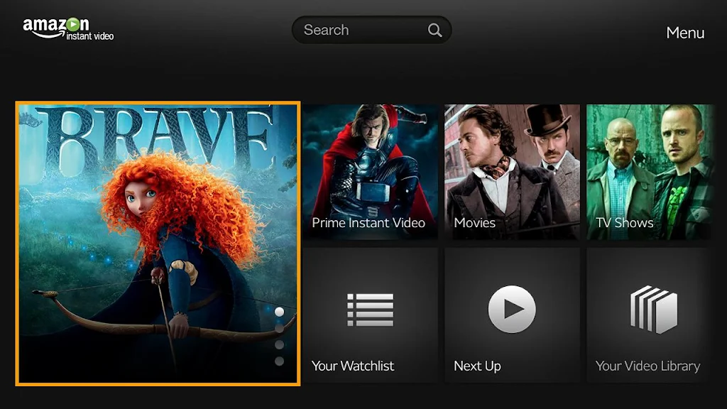 Amazon Instant Video-Google TV Screenshot 1 