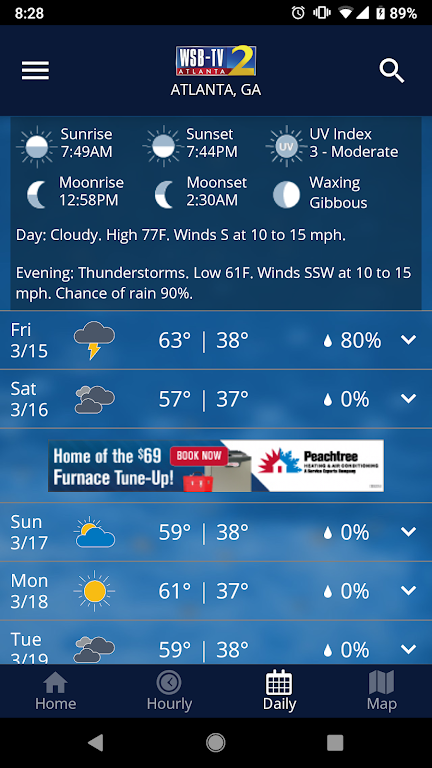 WSB-TV Weather Screenshot 3