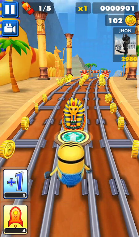 Epic Minion Banana Rush Legends Screenshot 1