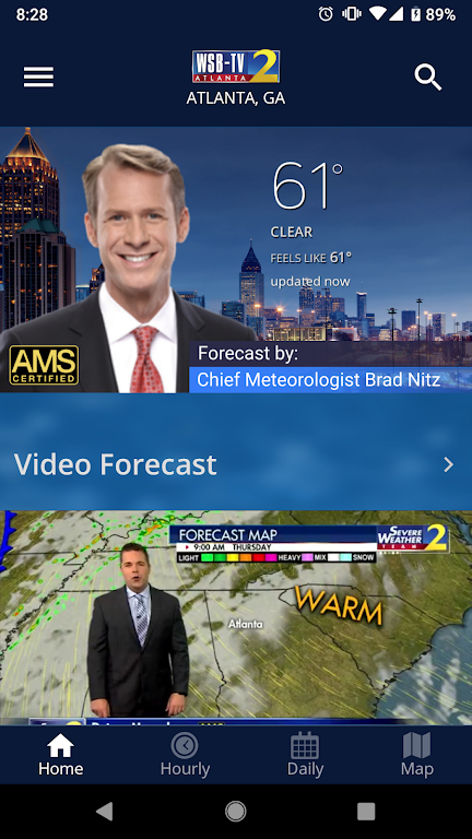 WSB-TV Weather Screenshot 2