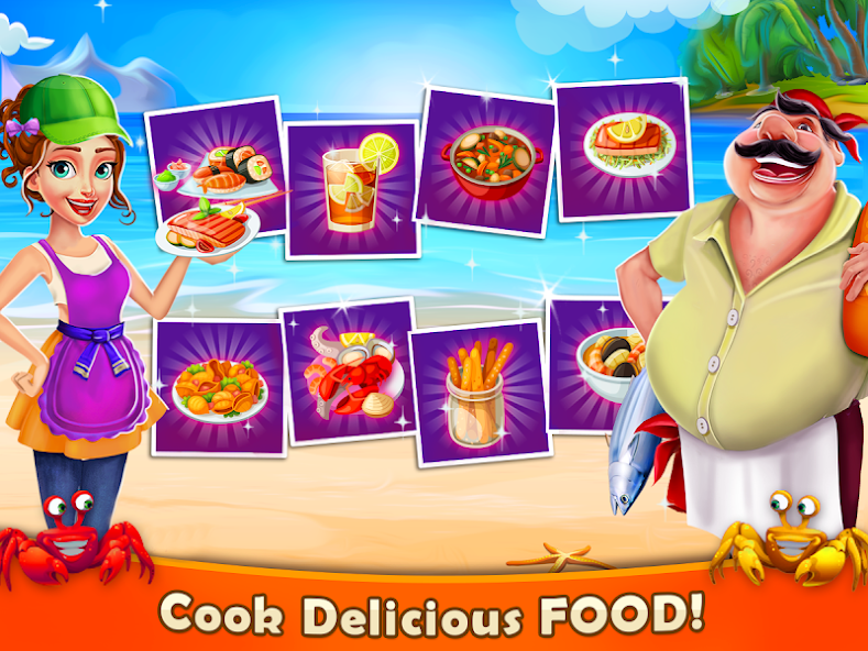 Seafood Chef: Cooking Games Mod Screenshot 3 