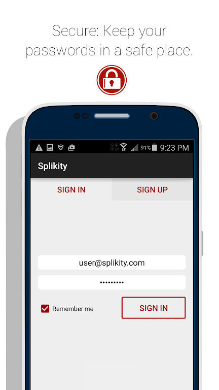 Splikity | Simple and Secure Screenshot 2