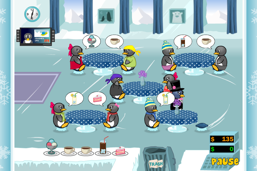 Penguin Diner 2: My Restaurant Mod Screenshot 1