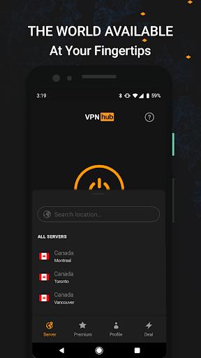 VPNhub - Secure, Private, Fast & Unlimited VPN Screenshot 3 