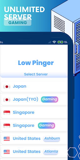 Low Pinger FF VPN - Gaming IP Screenshot 2 