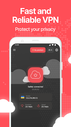 CloudVPN - VPN proxy server Screenshot 1 