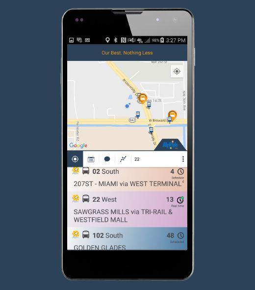 MyRide Broward Screenshot 2