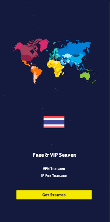 VPN Thailand - IP for Thailand Screenshot 1