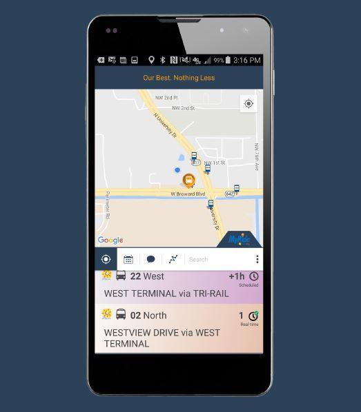 MyRide Broward Screenshot 1