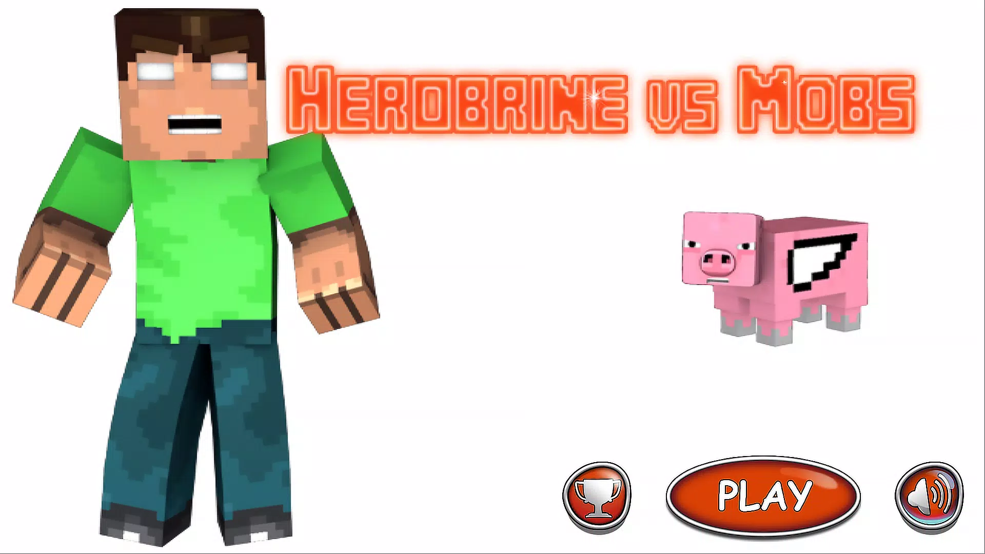 Herobrine vs Mob Craft PE Free Mod Screenshot 1 