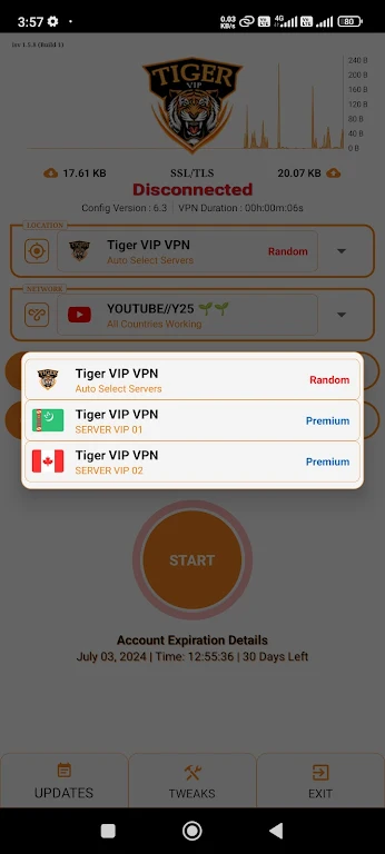 Tiger VIP VPN Screenshot 2