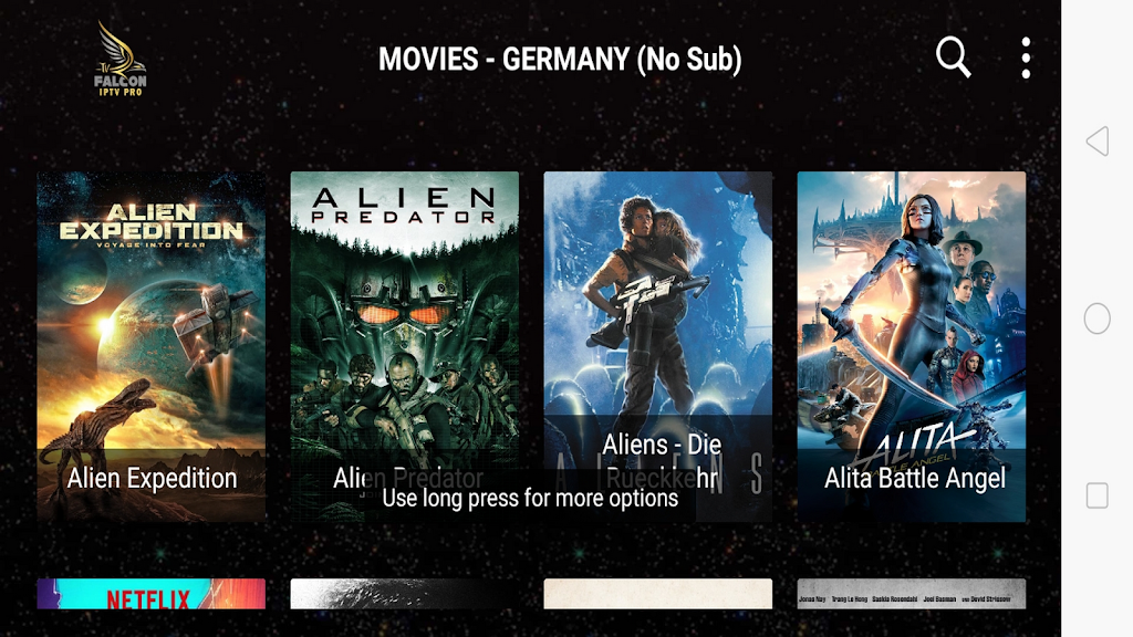 FALCON IPTVPRO Screenshot 3