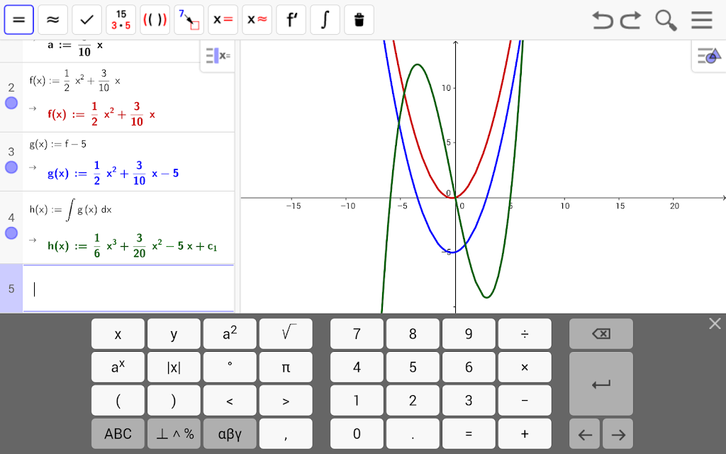 GeoGebra Classic Screenshot 2