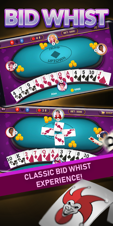 Bid Whist - Offline Card Games Screenshot 1