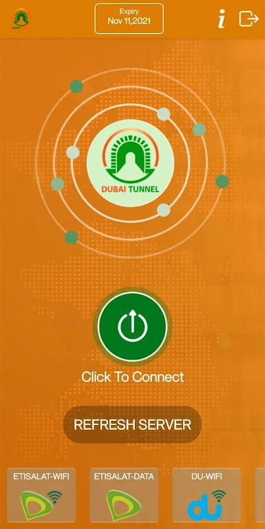 DubaiTunnel vpn Screenshot 2 