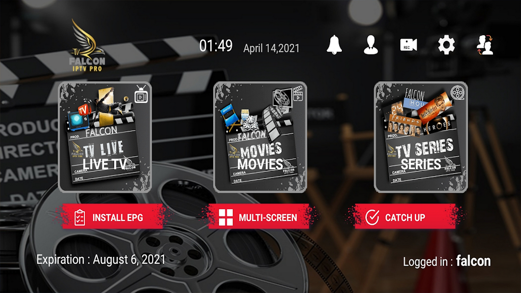FALCON IPTVPRO Screenshot 2