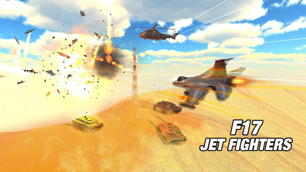 F17 Jet Fighters : Air Combat Simulator Screenshot 1 