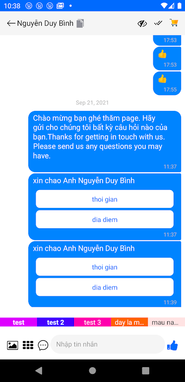 Fchat - Chatbot Messenger Screenshot 3