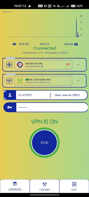 MITION ON FIRE - Secure VPN Screenshot 4 