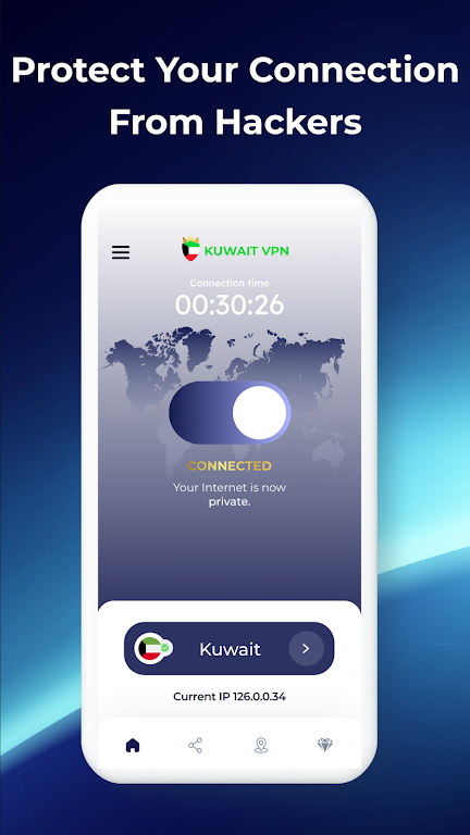 Kuwait Premium VPN | Proxy Screenshot 1 