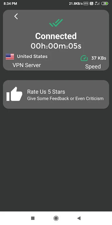 USA VPN - Safe & Secure VPN Screenshot 3