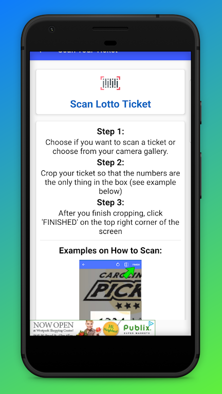 Texas Lottery Ticket Scanner & Checker Screenshot 2 