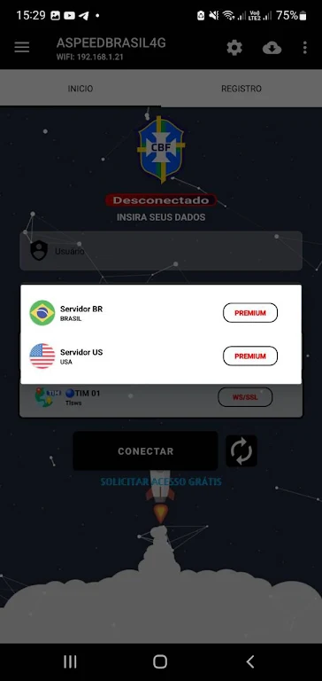 SPEED BRASIL VPN Screenshot 2