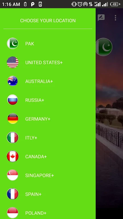 Pakistan Calling VPN Pak VPN Screenshot 3 