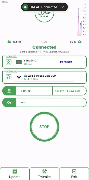 Halal - Internet Access VPN Screenshot 2 