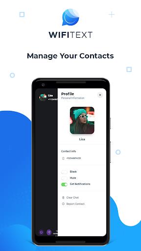 WiFiText: Send SMS + MMS Texts Screenshot 4