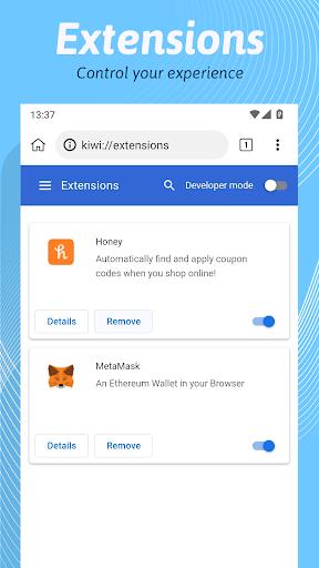 Kiwi Browser - Fast & Quiet Screenshot 3