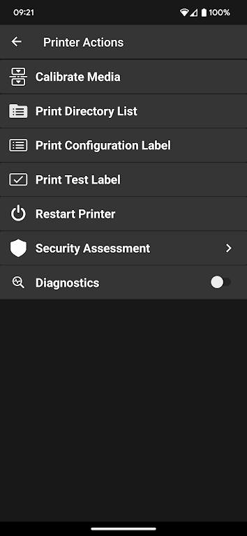 Zebra Printer Setup Utility Screenshot 4