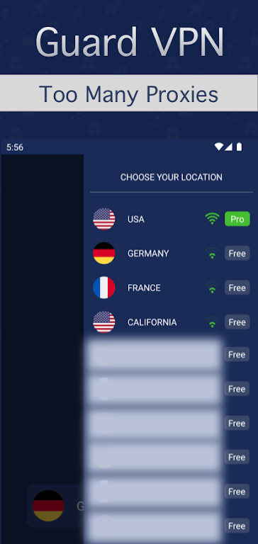 Guard Vpn - Unlimited Servers Screenshot 2 