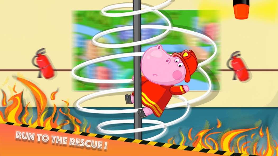 Fireman Hippo: City Hero Mod Screenshot 4 