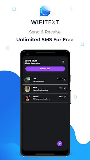 WiFiText: Send SMS + MMS Texts Screenshot 1 