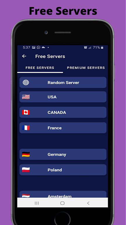 Bongo VPN Screenshot 1 