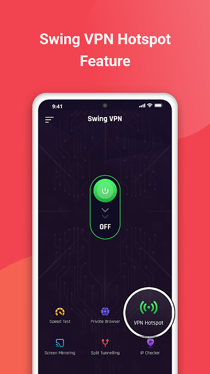 Hotspot for Swing VPN Screenshot 1 