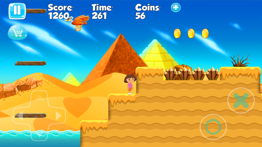 Princess Dora Run Adventure Screenshot 2 