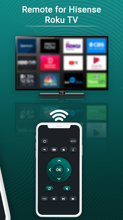 Remote for Hisense Roku TV Screenshot 2